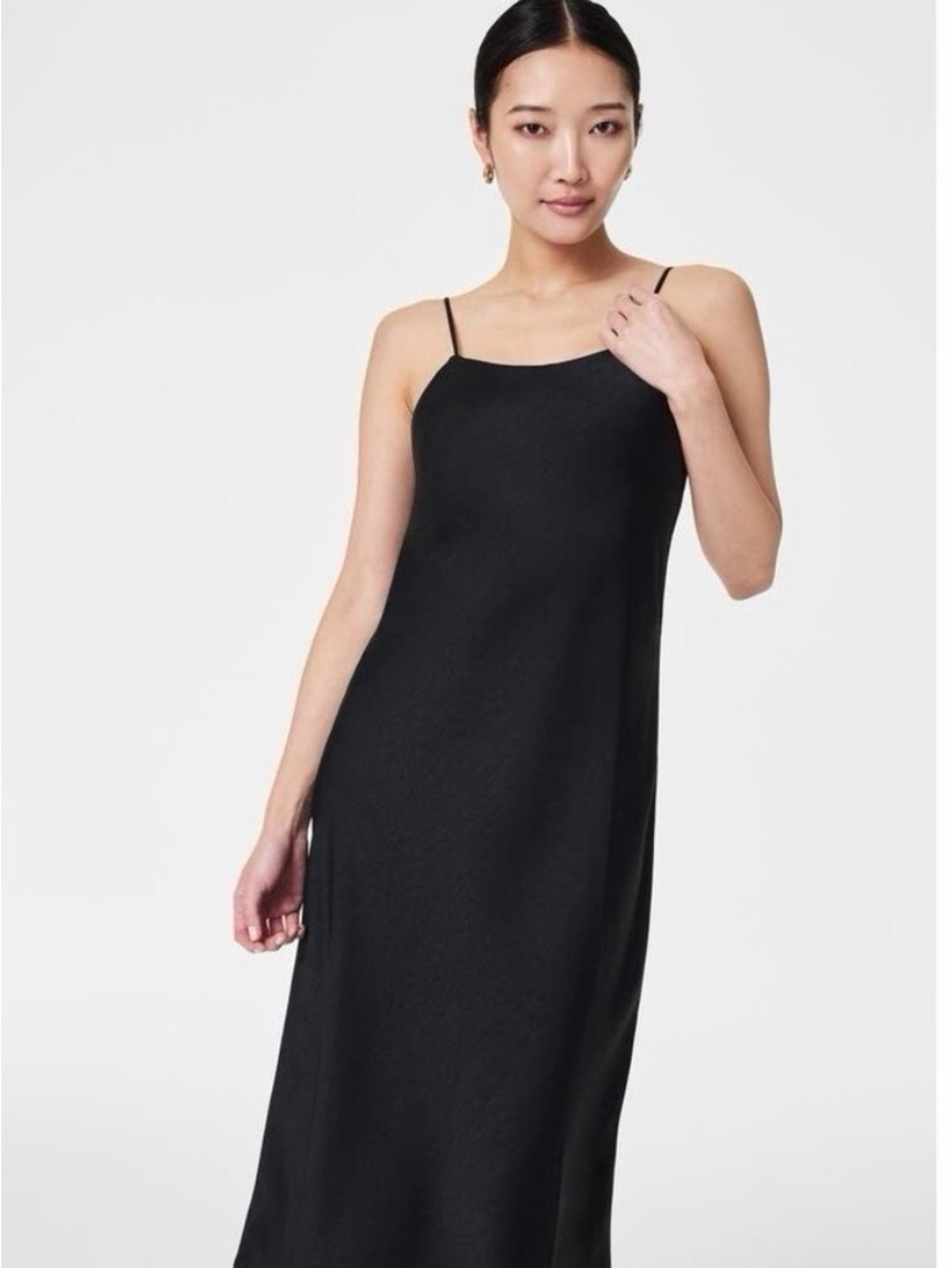 SPANX Black Black Midi Dress